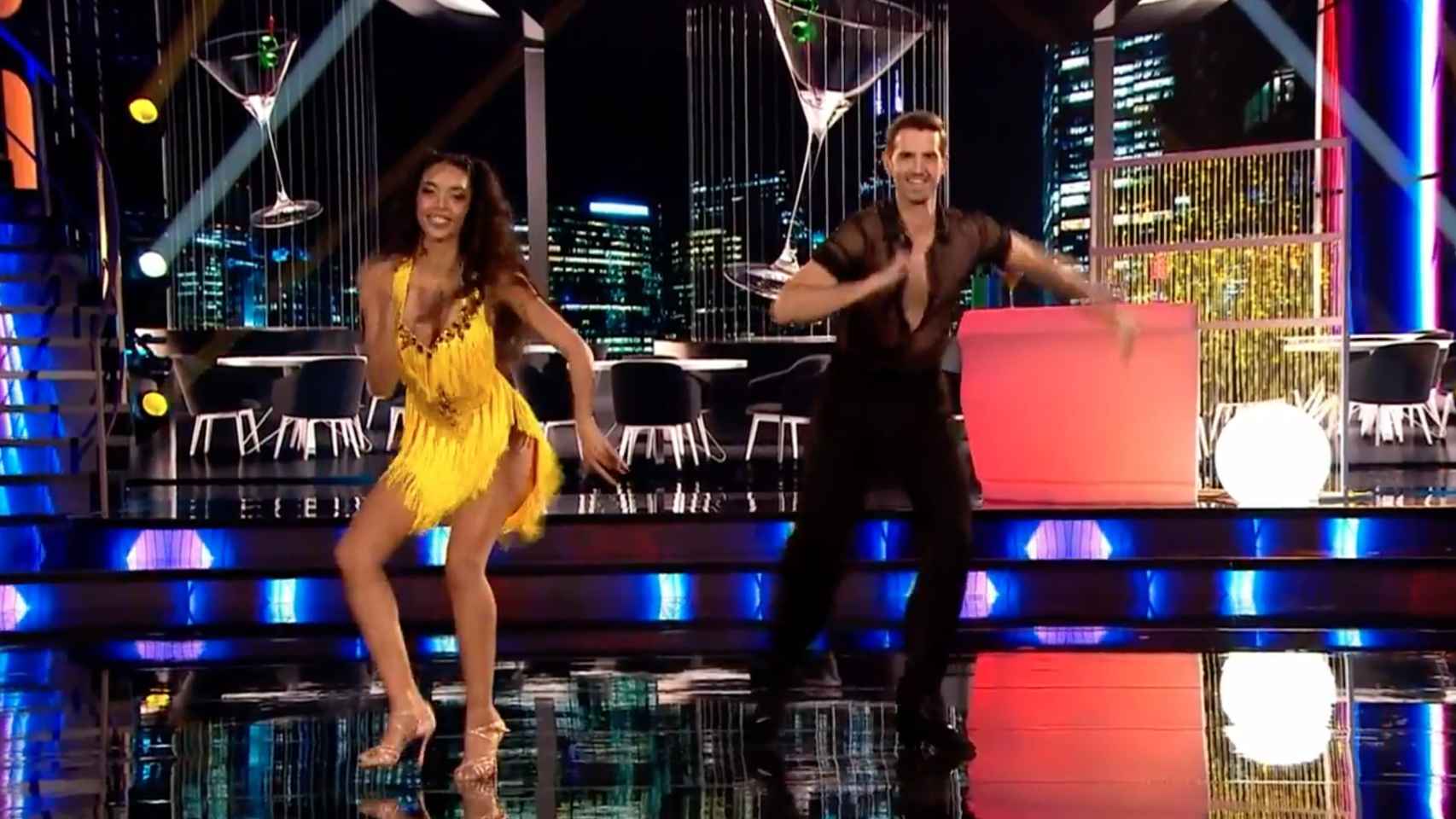 Athenea Pérez y Sergi Pedrós en 'Bailando con las estrellas'.
