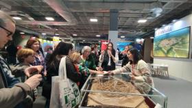 Degustaciones en el stand de Ciudad Rodrigo en Fitur