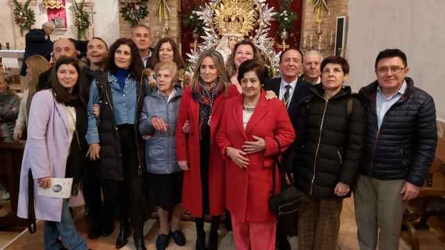 Milagros Tolón, pregonera de las fiestas del barrio de Azucaica de Toledo. Foto: Delegación de Gobierno.