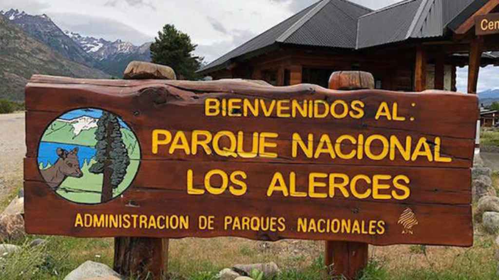 Imagen del Parque de Los Alerces, en la Patagonia argentina.