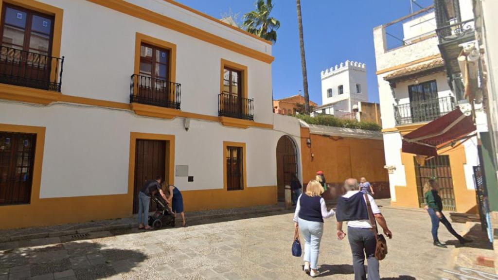 Cruce de las calles Vida y Agua, en el barrio de Santa Cruz.