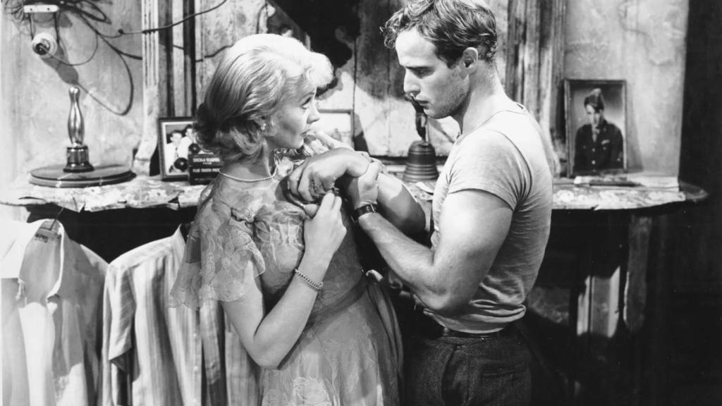 Blanche DuBois y Stanley en 'Un tranvía llamado deseo'.