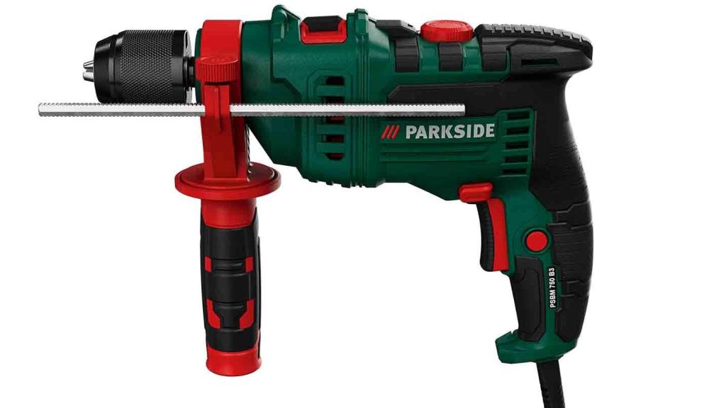 Detalles de la taladradora rebajada de Lidl Parkside.