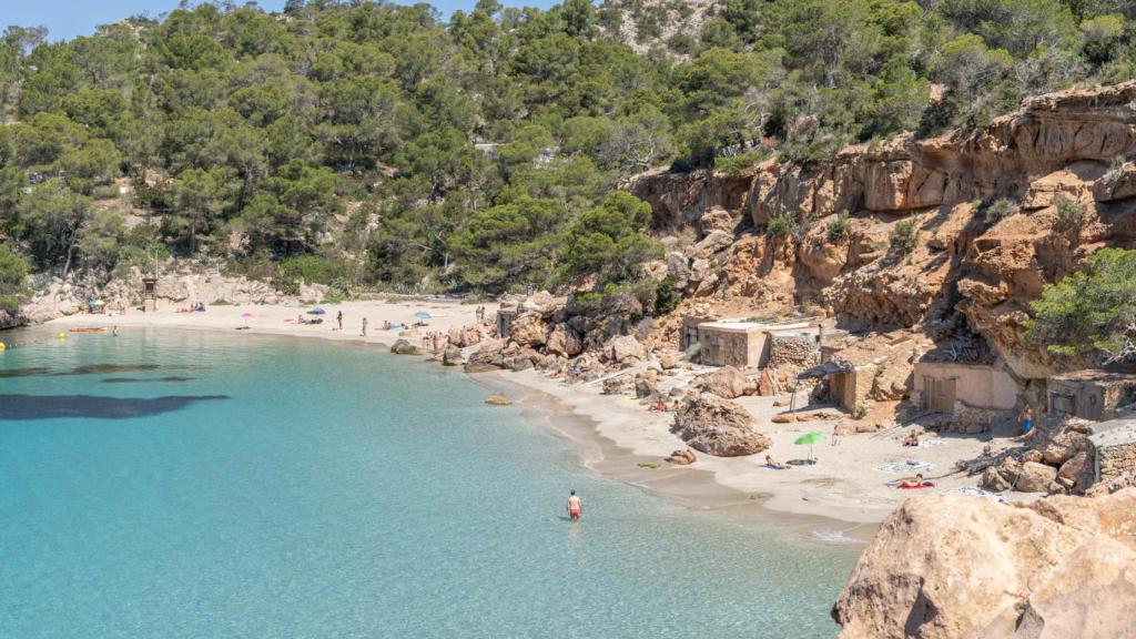 Cala Saladeta, en Ibiza (Islas Baleares)
