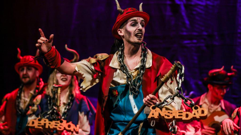 Una imagen de la actuación de 'Tus demonios'.