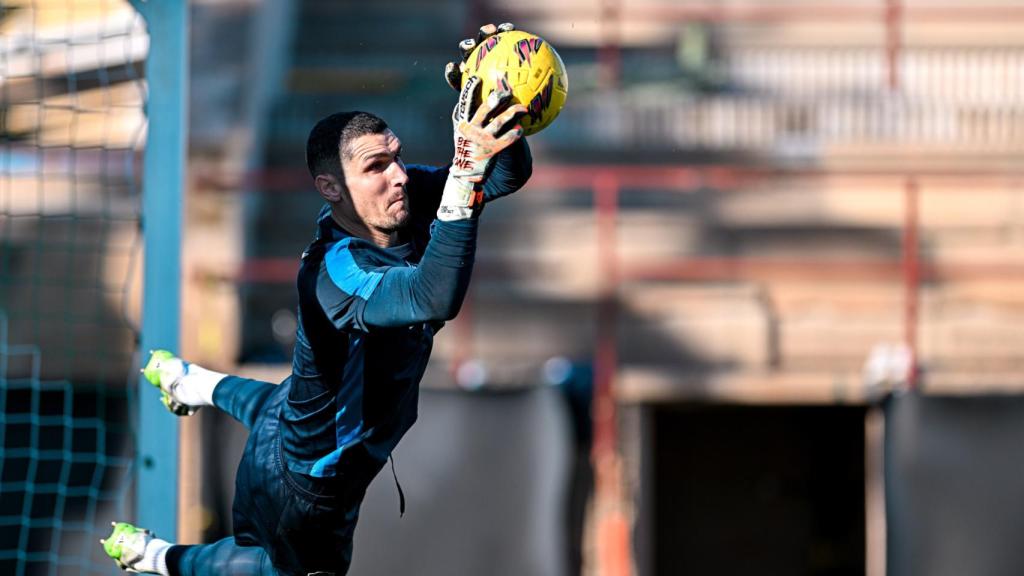 Dituro en un entrenamiento.