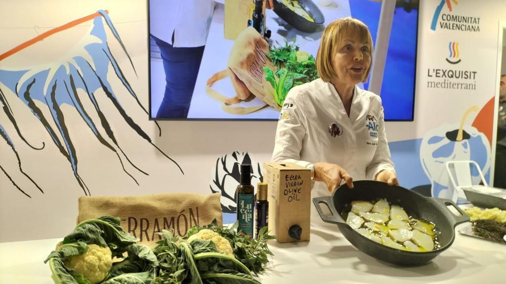 María José San Román del restaurante Monastrell en Madrid Fusión.