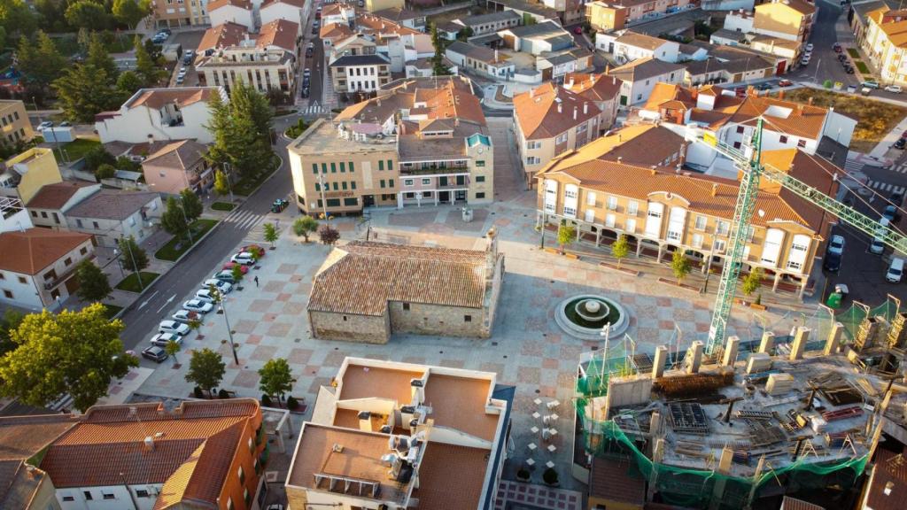 Vista aérea de Carbajosa de la Sagrada
