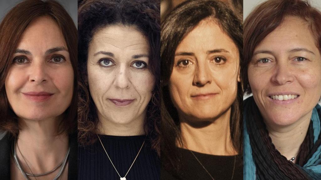 De izquierda a derecha, Cristina Zumárraga, Sandra Hermida, Belén Atienza y Valérie Delpierre.