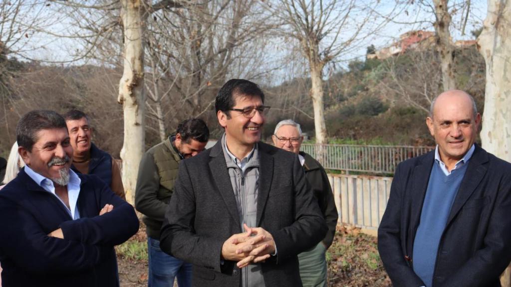 El vicepresidente segundo de Castilla-La Mancha, José Manuel Caballero, este lunes en Horcajo de los Montes