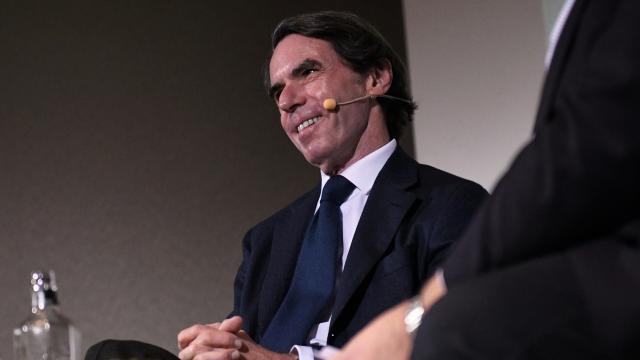 El expresidente José María Aznar en la jornada 'La guerra de Ucrania y su relación con la crisis en Oriente Medio'