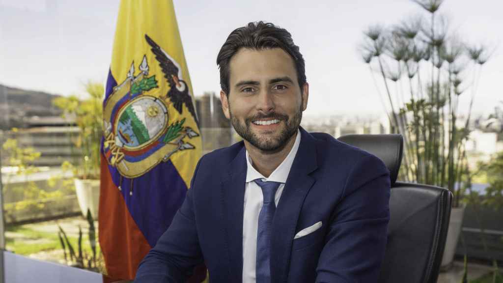 El ministro de Turismo de Ecuador, Niels Olsen