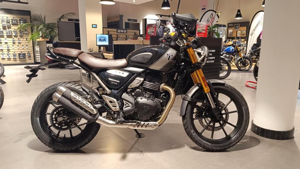 La Scrambler 400 X de Triumph.