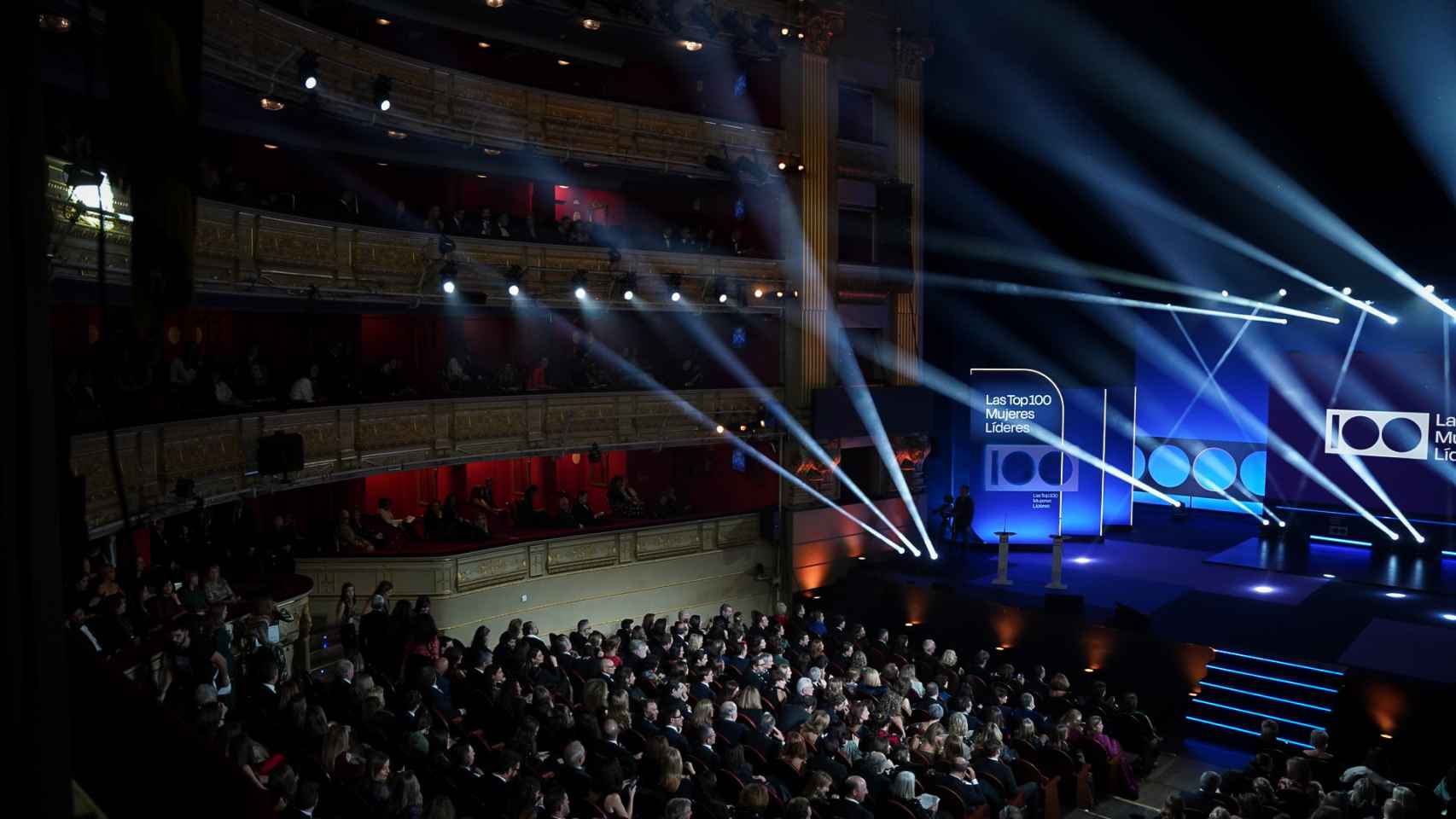Imagen de Teatro Real durante la gala ‘Las Top 100 Mujeres Líderes en España’ de 2024.
