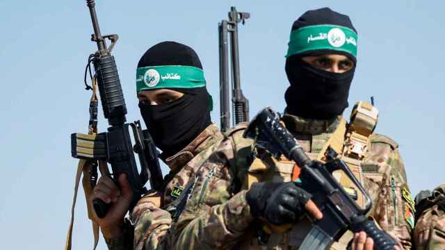 Miembros de Hamás en Gaza.