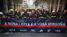 Los bomberos comarcales rechazan la última propuesta y retomarán negociaciones el jueves