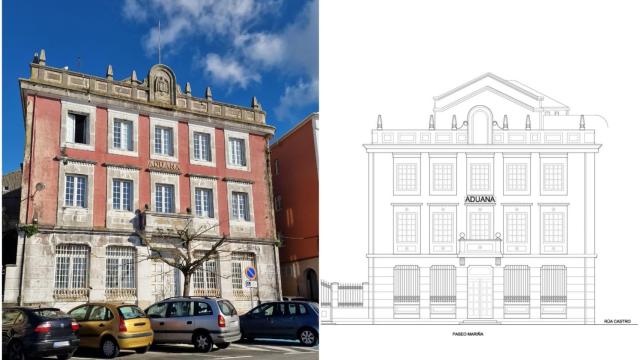 Así será el antiguo edificio de Aduanas de Ferrol tras una rehabilitación de 1,6 millones