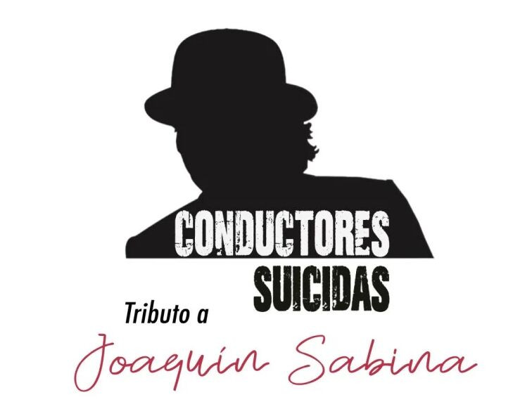 Cartel promocional del tributo a Joaquín Sabina en Pontevedra.