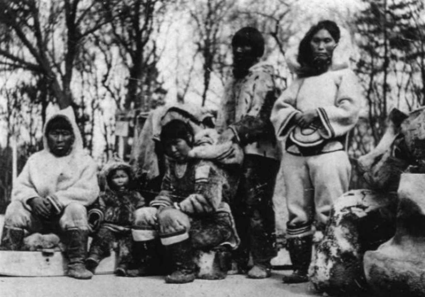 Inuits de Madrid fotografiados por los etnólogos