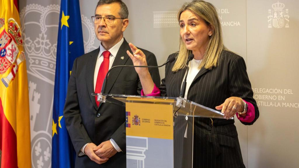 Milagros Tolón este martes en rueda de prensa. Foto: Javier Longobardo