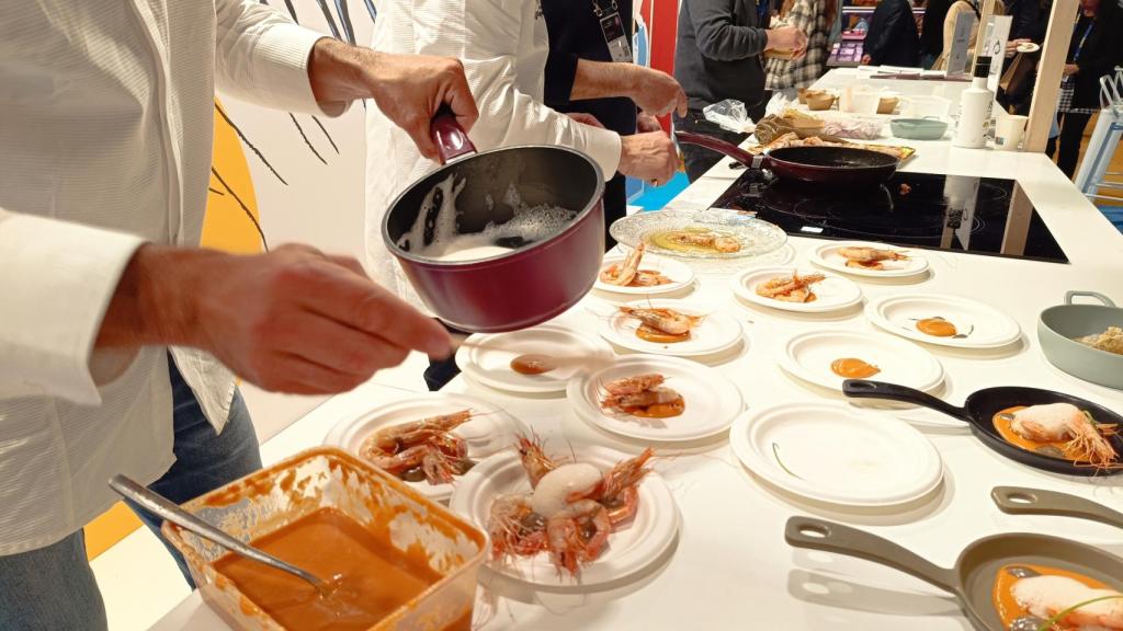 Gamba blanca de Villajoyosa en Madrid Fusión.