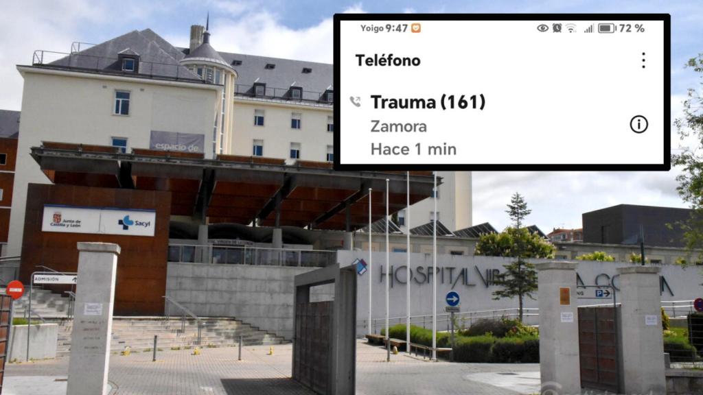Montaje con las llamadas de Toñi y el Hospital Virgen de la Concha