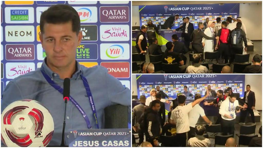 Intento de agresión a Jesús Casas, seleccionador de Irak.