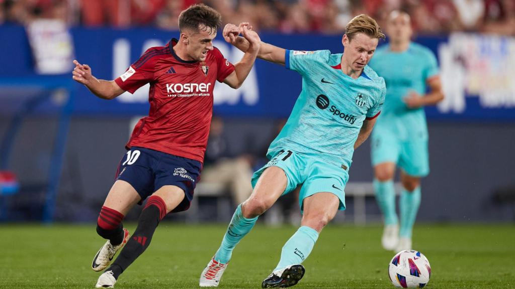 Aimar Oroz y Frenkie de Jong