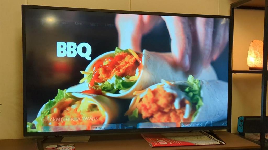 El anuncio a pantalla completa de Google TV