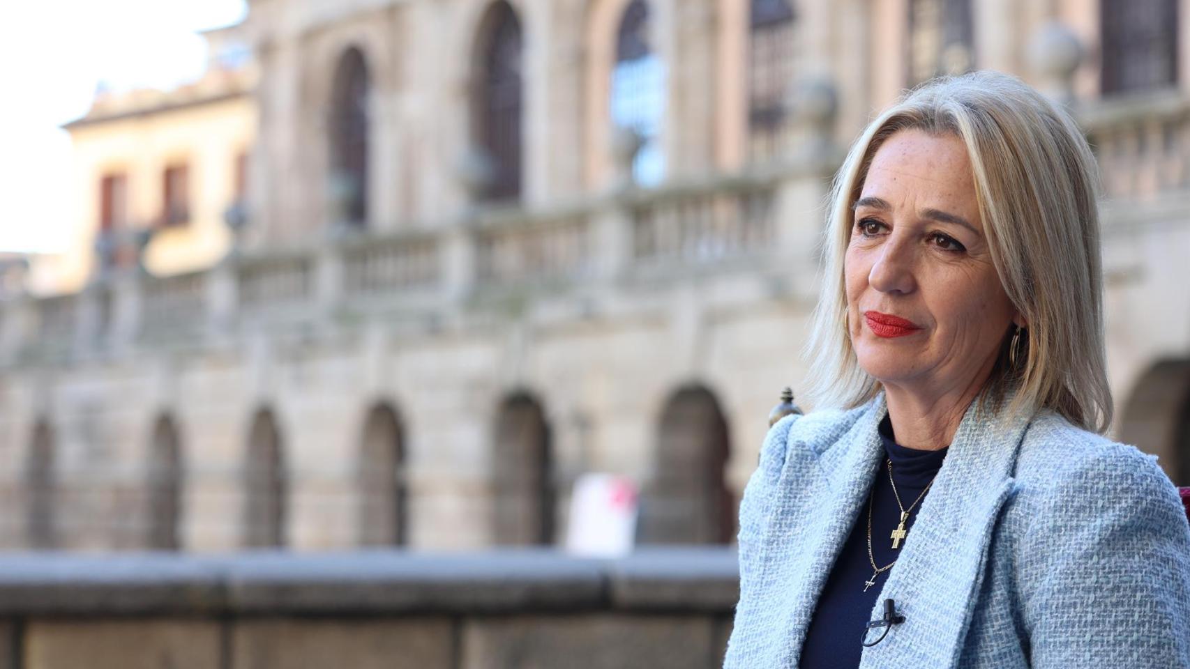 Inés Cañizares, vicealcaldesa de Toledo y concejal de Vox. Foto: Europa Press