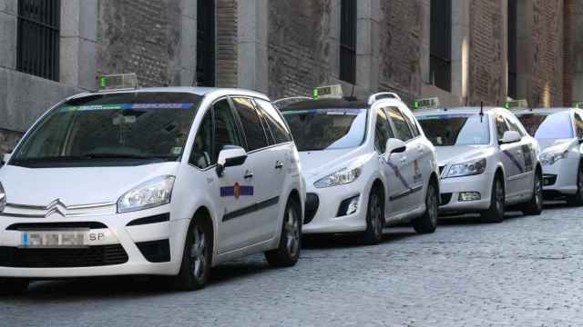 Taxis en Toledo. Foto: Europa Press.