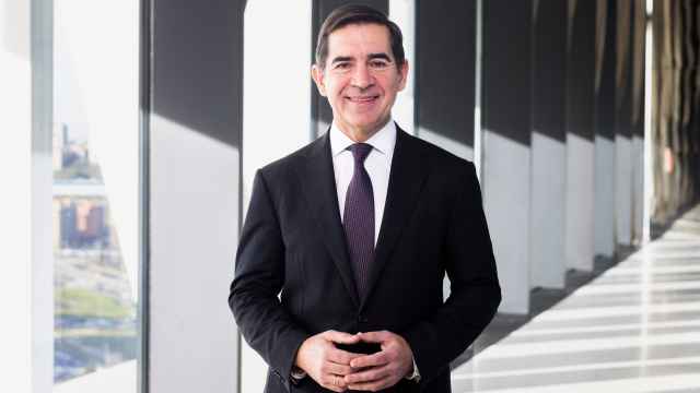Carlos Torres, presidente de BBVA, en la sede del banco.
