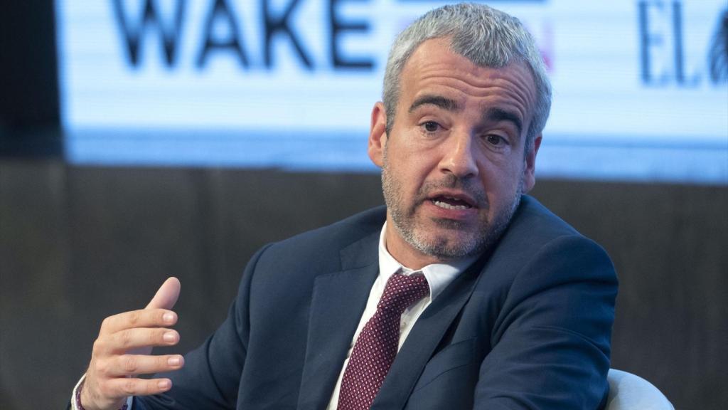 El presidente y CEO de AENA, Maurici Lecena, interviene durante la tercera jornada de la tercera edición del foro 'Wake Up, Spain!'