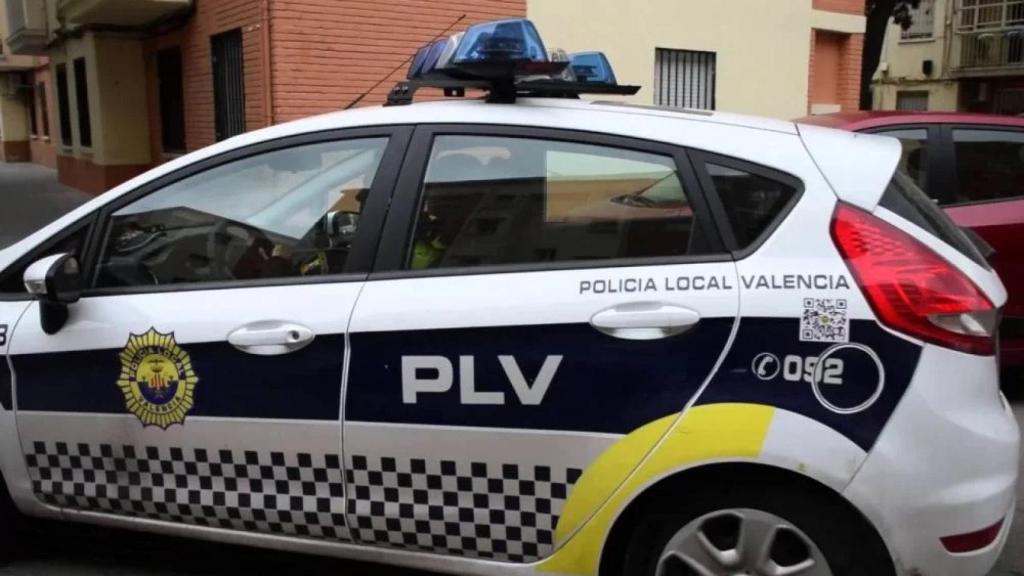 Imagen de un coche de la Policía Local de Valencia.