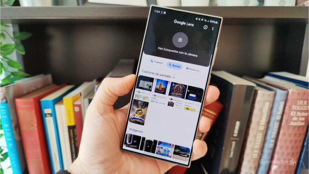 Google Lens en un Samsung