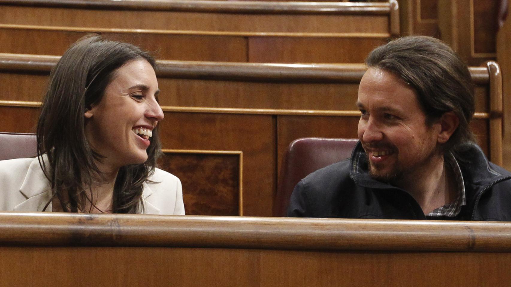 Pablo Iglesias e Irene Montero en una imagen de archivo.