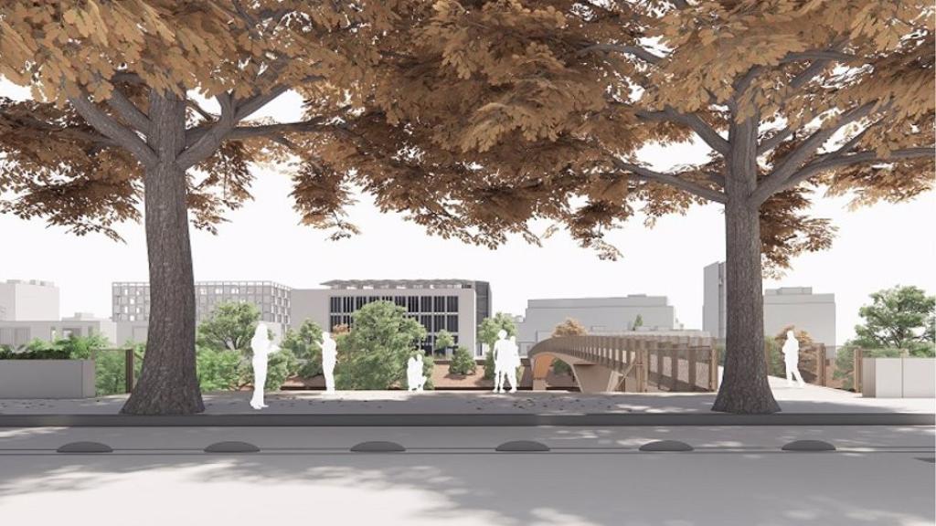 El nuevo puente sobre el Guadalquivir.