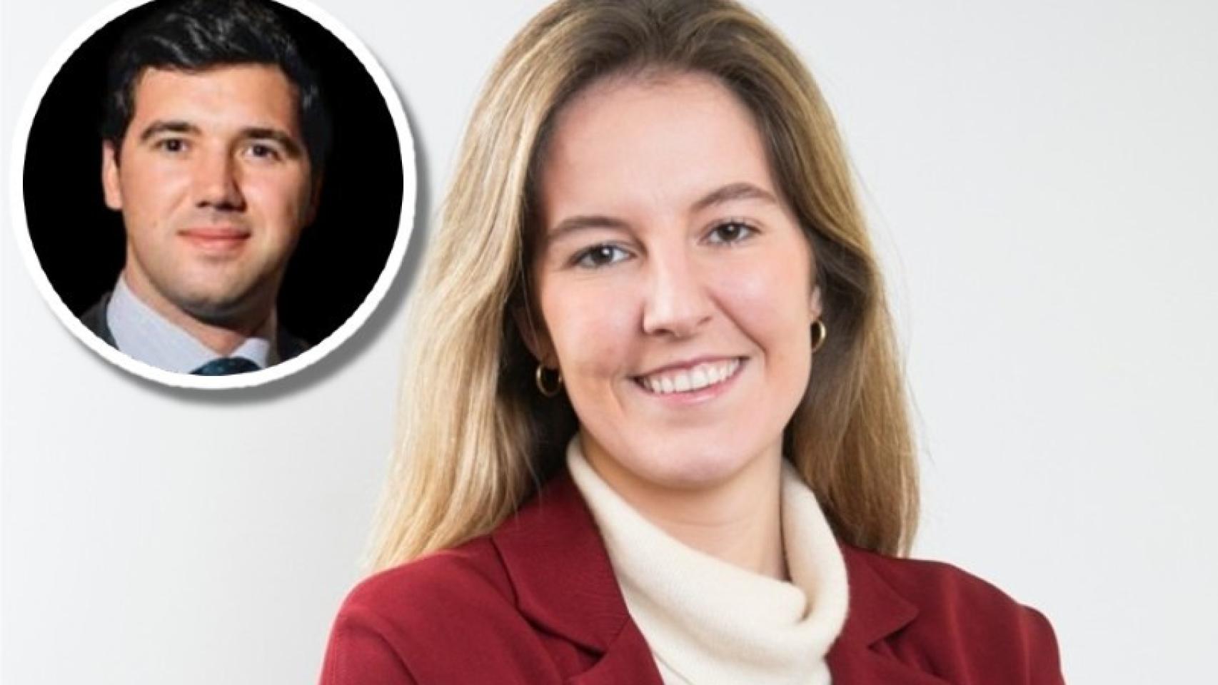 Enrique Moreno de la Cova y Victoria López-Quesada, en un montaje de EL ESPAÑOL.