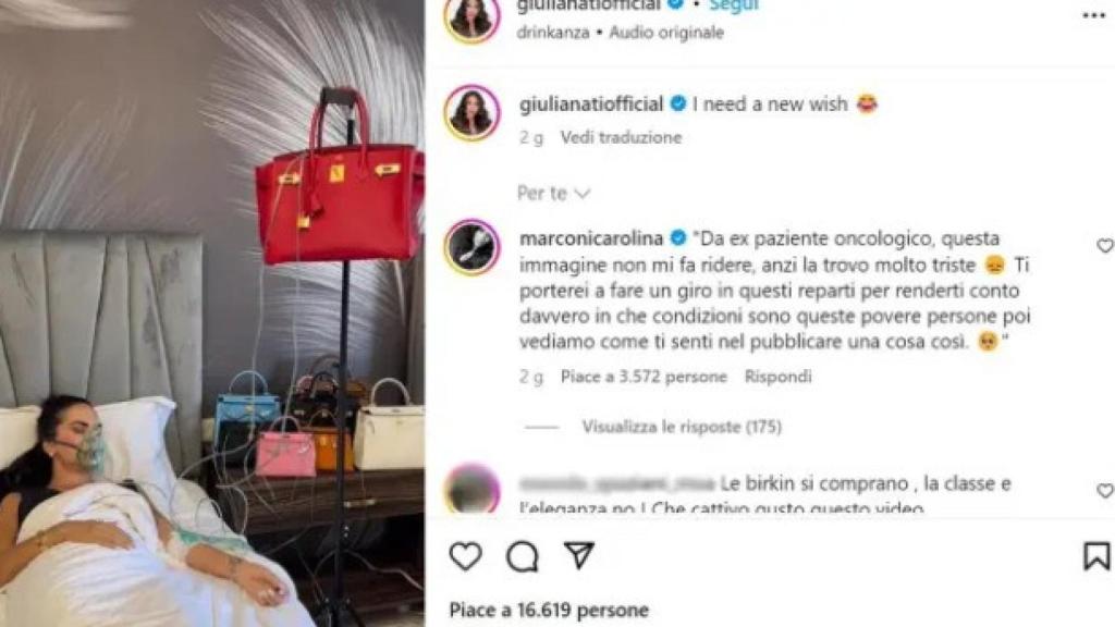 Captura del vídeo que publicó.