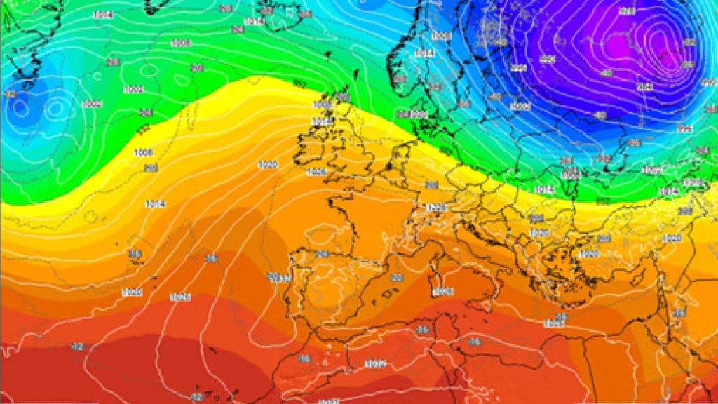 Gráfico de los avances meteorológicos de Meteored
