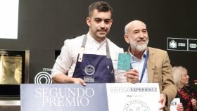 El cocinero abulense, Carlos Casillas, ganador del segundo premio al Cocinero Revelación de Madrid Fusión