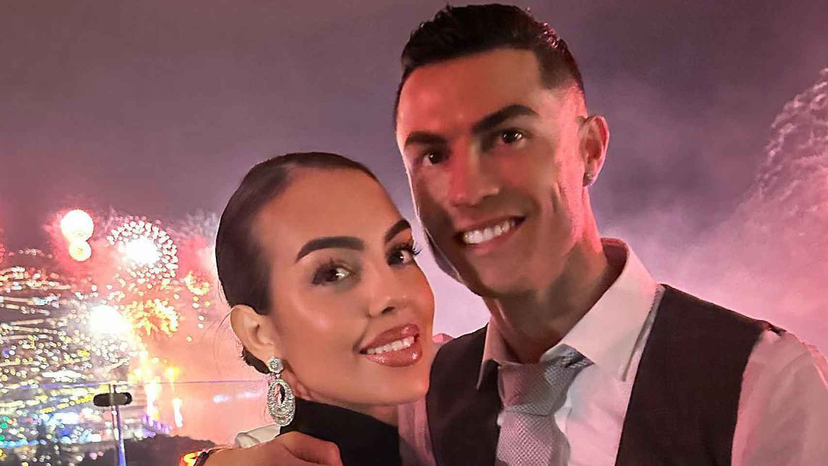 Georgina Rodríguez y Cristiano Ronaldo.