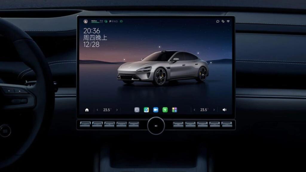 Pantalla del Xiaomi SU7
