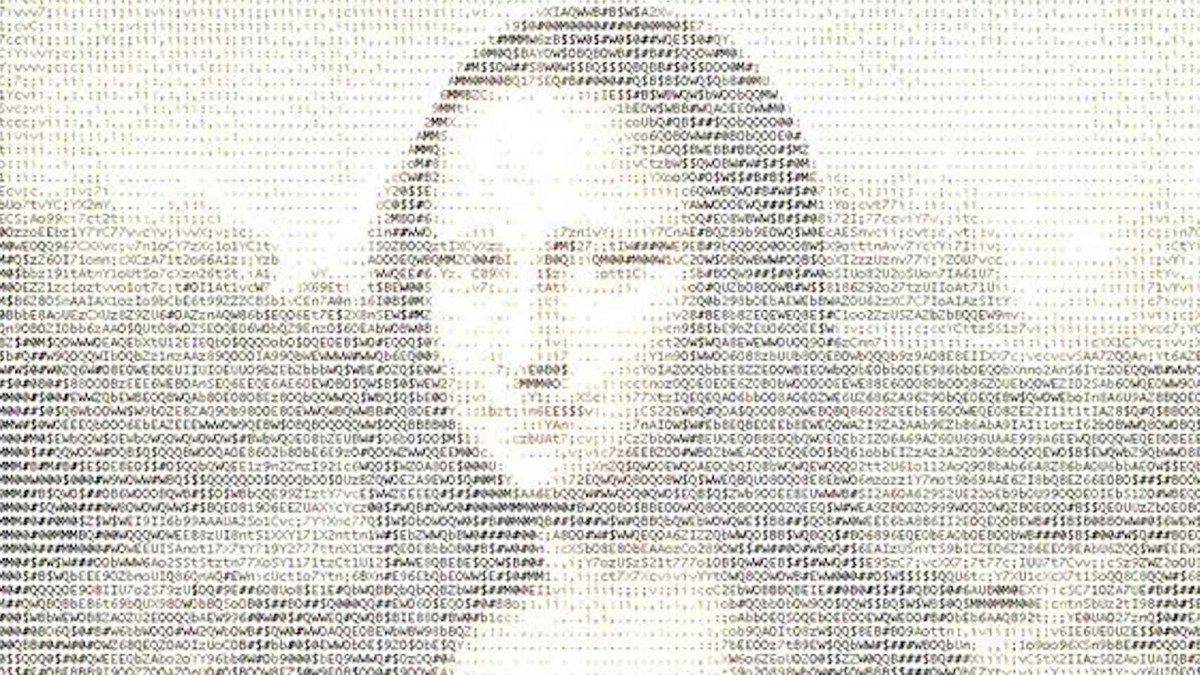 La Mona Lista representada en ASCII