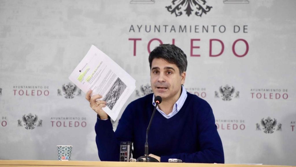 Juan José Alcalde en rueda de prensa.