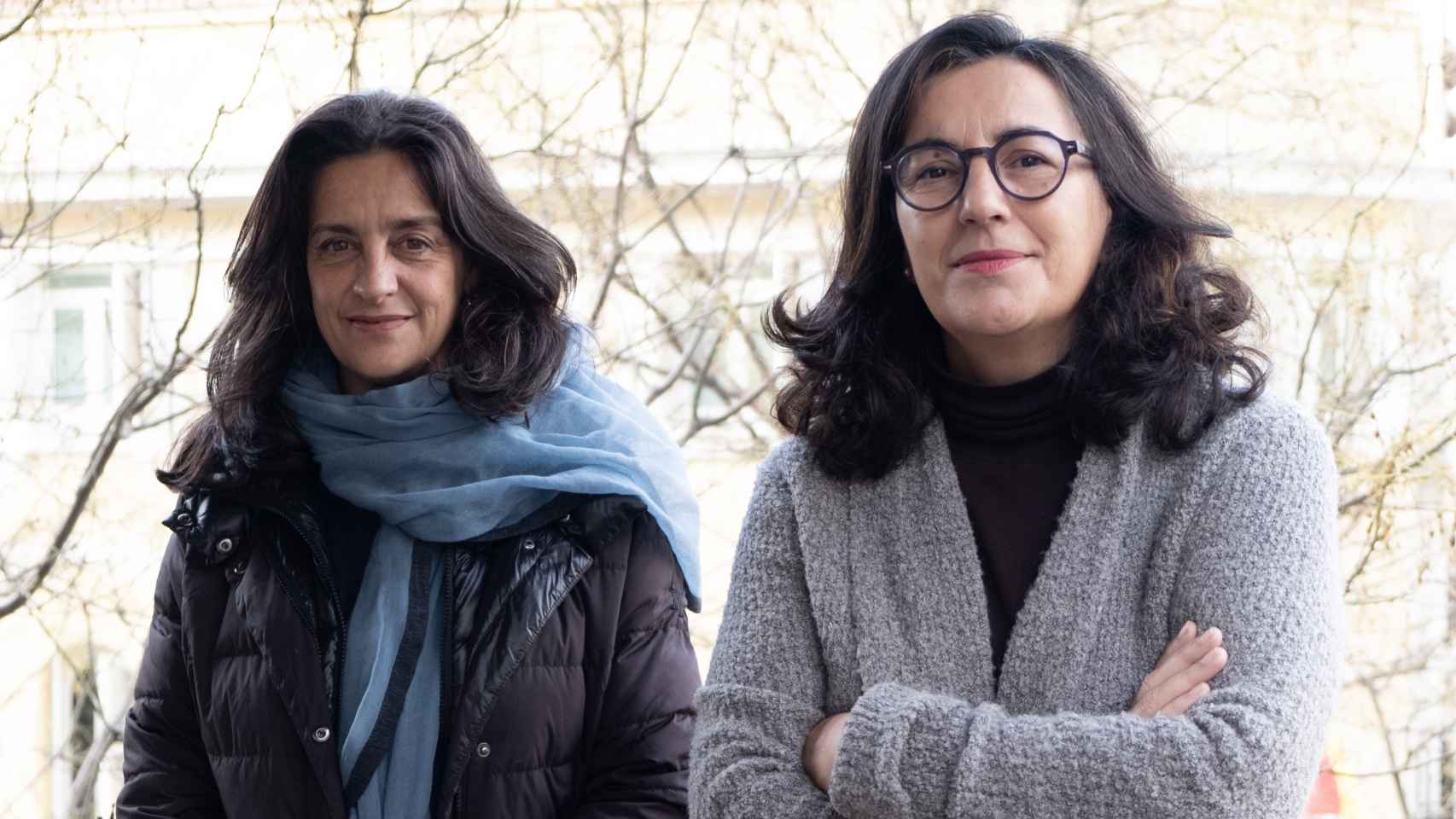 La editoras de De Conatus, Silvia Bardelás y Beatriz González.