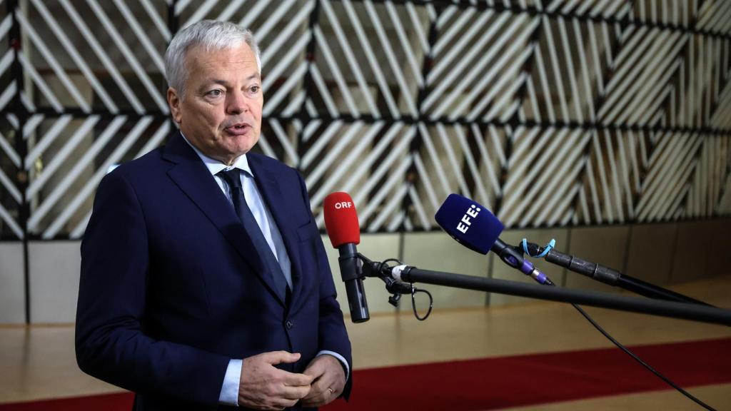 Didier Reynders, comisario de Justicia, en el edificio del Consejo de la UE, en Bruselas.