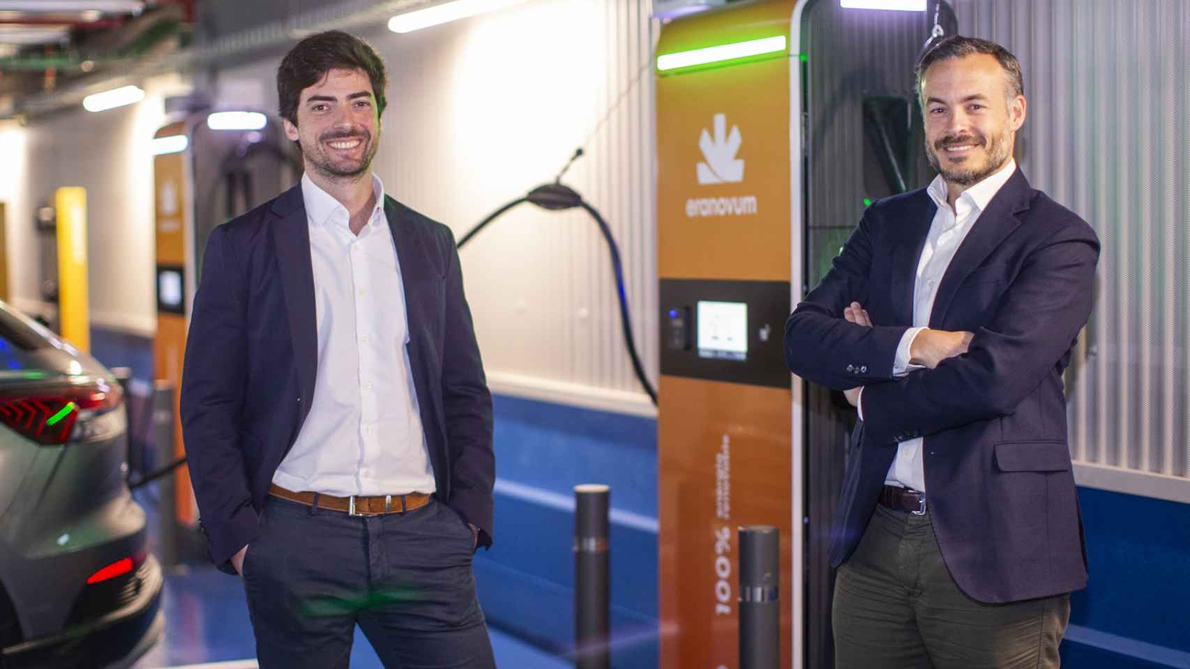 David Vallespín y José Luis Aguirre, CEO y director de Eranovum E-mobility.