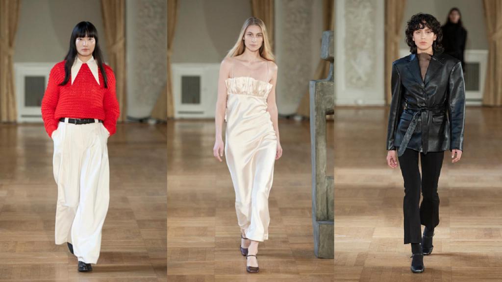 Siluetas del desfile de The Garment.