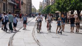 Vista de la avenida de la Constitución.